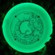 Eurodisc 100% ORGANIC SuperGlow Verde Frisbee